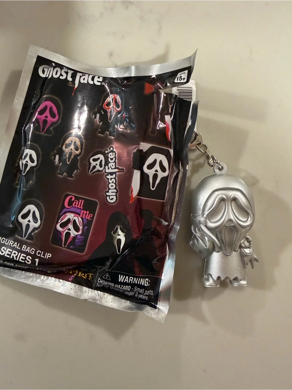 NWT Exclusive B Ghostface Bagclip